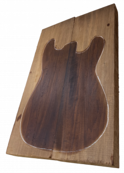 Body American Basswood, Prime AA, "Choco", 2-pcs.